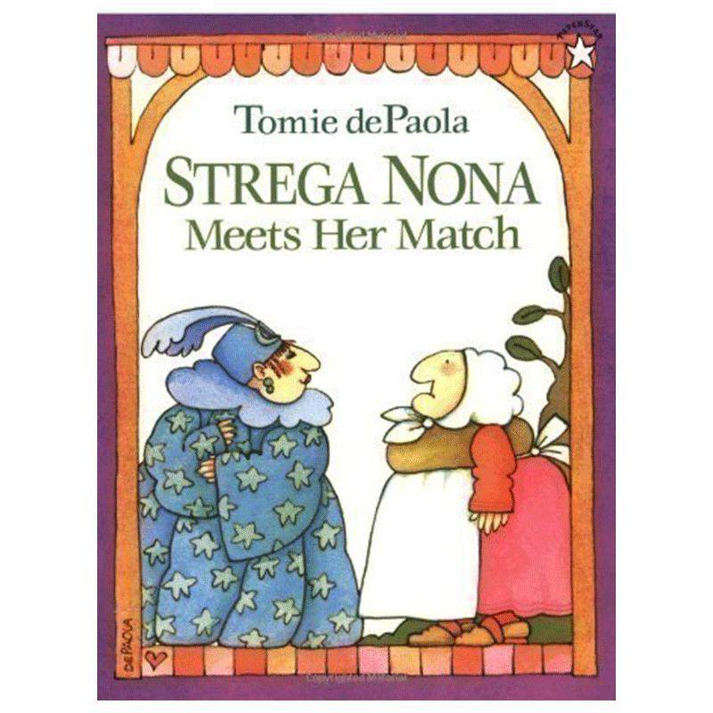 Strega Nona Meets Her Match 汪培珽第五阶段书单推荐 英文原版 I Can Read系列分级阅读儿童英语启蒙平装绘本图画书