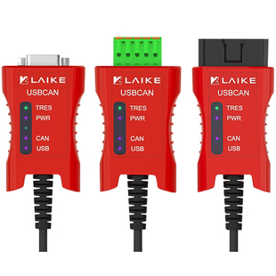 来可电子 1路USB接口CAN卡 USB转CAN总线分析仪J1939 DBC CANopen