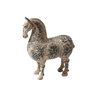 新古典家居饰品风格摆设礼品装饰品橱窗博古架仿古文物马招财摆件