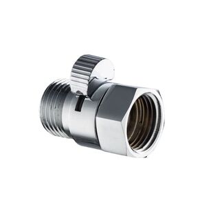 全铜4分内外丝花洒淋浴喷头快捷开关直通阀门软管角阀带止水调节