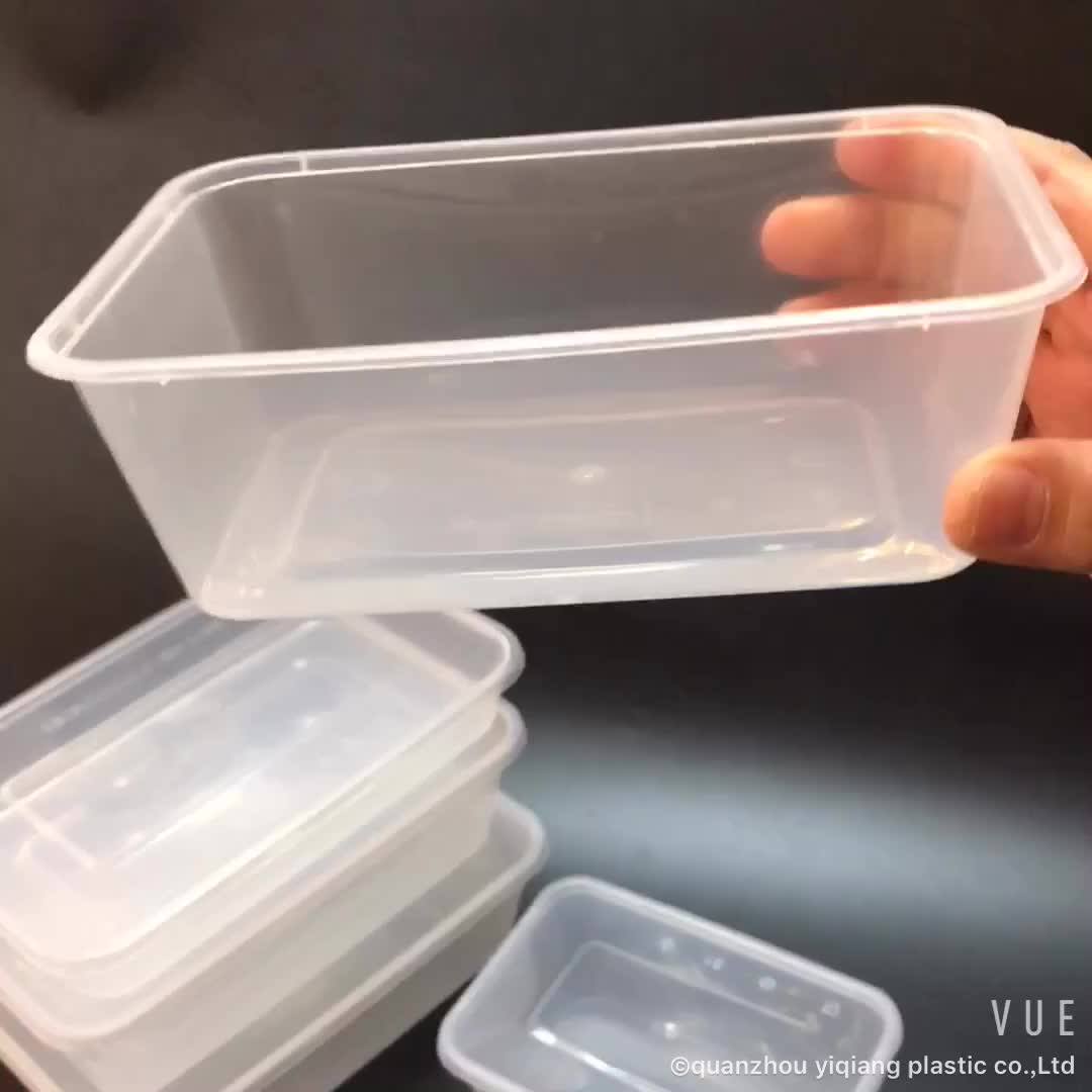 Wholesale 1500ml Food Adjustable Plastic Storage / Delivery Box