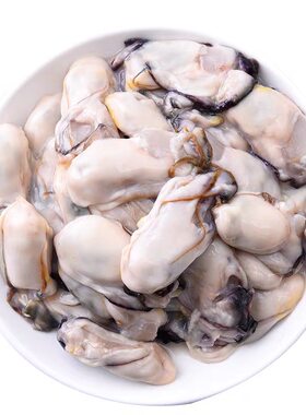 鲜活生蚝肉现剥海蛎子