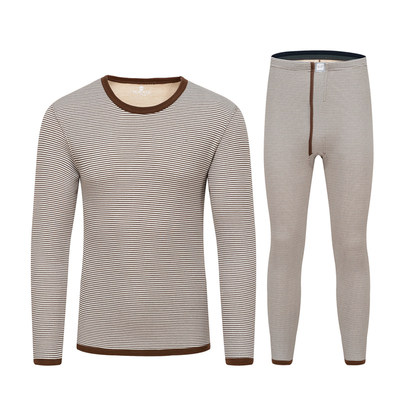 朵彩加绒加厚棉毛衫保暖内衣