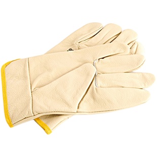 华美盾焊工手套电焊牛皮耐磨柔软隔热防高温工业防护劳保短皮工作