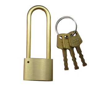 中式仿古纯铜防盗挂锁防水防锈全铜小锁头直开花园栏栅门铜锁头