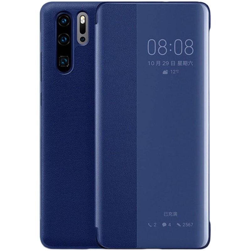 适用华为p30手机壳休眠唤醒