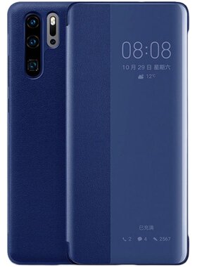 适用华为p30手机壳休眠唤醒