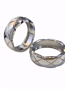 金智妮格纹李现易烊千玺同款戒指