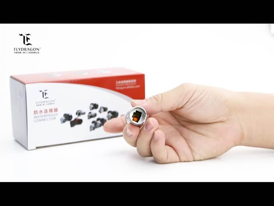 Panel Mount Jack Female Xlr Connector Rj45 To Rj45 Buy Panel