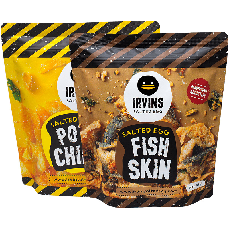 irvins新加坡网红咸蛋黄鱼皮大礼包
