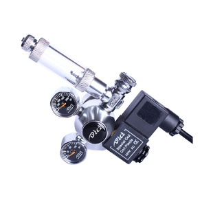 国产精品迪茨dici 钙反用CO2带电磁阀双表二氧化碳减压阀国标接口