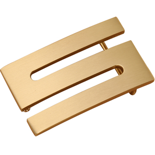 纯铜扣头皮带头男平滑扣男士板扣实心铜皮带扣头裤腰带头3.8配件