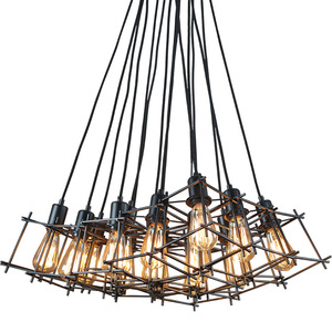 创意酒吧台餐厅咖啡厅服装店装饰铁艺工业风loft美式复古个性吊灯