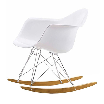 简约经典设计家具 eames rocking chair伊姆斯摇椅玻璃钢阳台躺椅