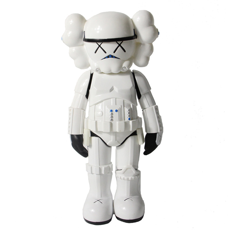 kwas公仔卡瓦斯摆件白兵手办潮牌模型 mandkawsstarwars星球大战