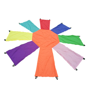 八角趣味游戏伞 早教幼儿园感统训练彩虹伞 儿童降落伞团队协作伞