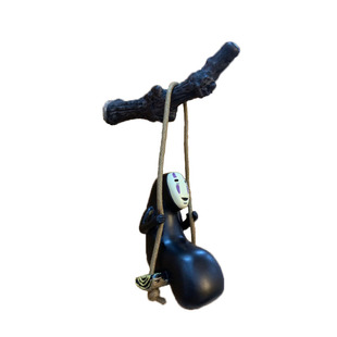 1套无脸男荡秋千创意图钉按钉千与千寻墙装饰毛毡板软木板挂钩钉