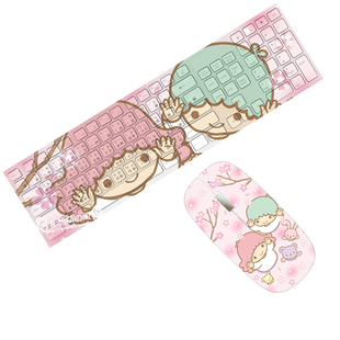 包邮双子星台湾注音仓颉码繁体USB口外接有线键盘无线鼠标套装DIY