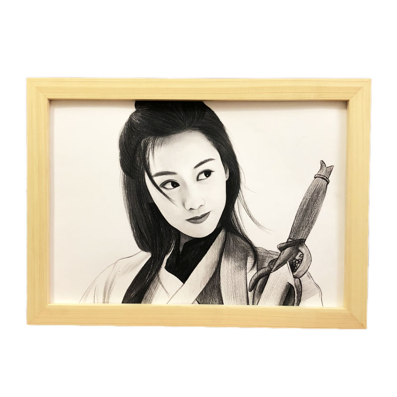 手绘素描画像定制人物彩铅肖像真头像定制/手绘真人漫