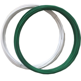 园艺铁丝包塑绿色绑扎线盆栽造型包胶铁线支架花架DIY手工铁丝线