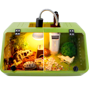 爬宠物箱造景装饰爬虫陆龟蜥蜴热带沙漠恐龙头骨造景蜘蛛躲避洞穴