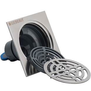 吉博力卫生间淋浴房不锈钢可调式防臭烟斗地漏单通道防返水地漏芯