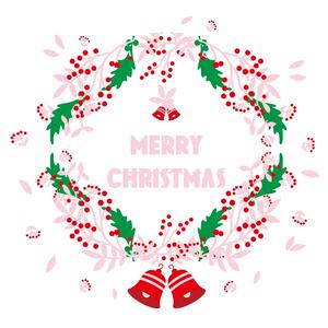 商场店铺橱窗户玻璃墙纸贴画墙贴纸新年圣诞节日雪花花环窗花贴纸