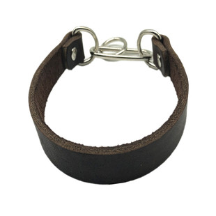 格力犬惠比特犬灵缇犬真皮项圈细犬牛皮脖套狩猎犬细脖子狗狗脖圈