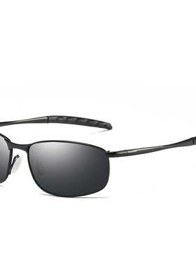 铝镁小框潮人男士开车偏光墨镜