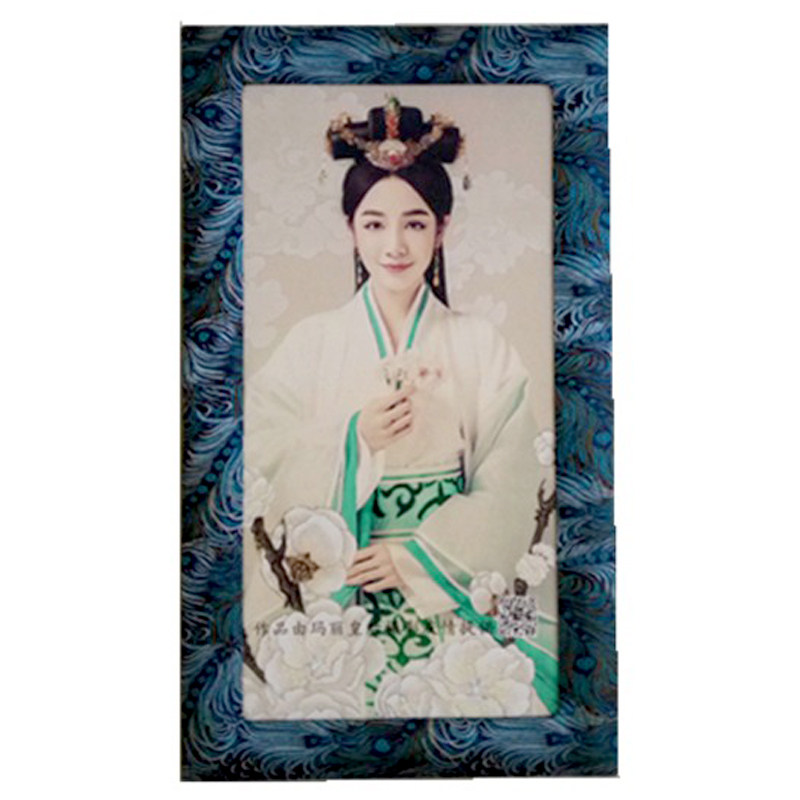 盘子影楼复古中国风大相框挂墙组合 中式古装挂式女人坊照片墙