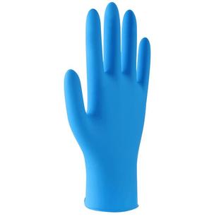 一次性手套乳胶耐磨加厚食品餐饮白丁腈橡胶纹绣实验塑料防水检查