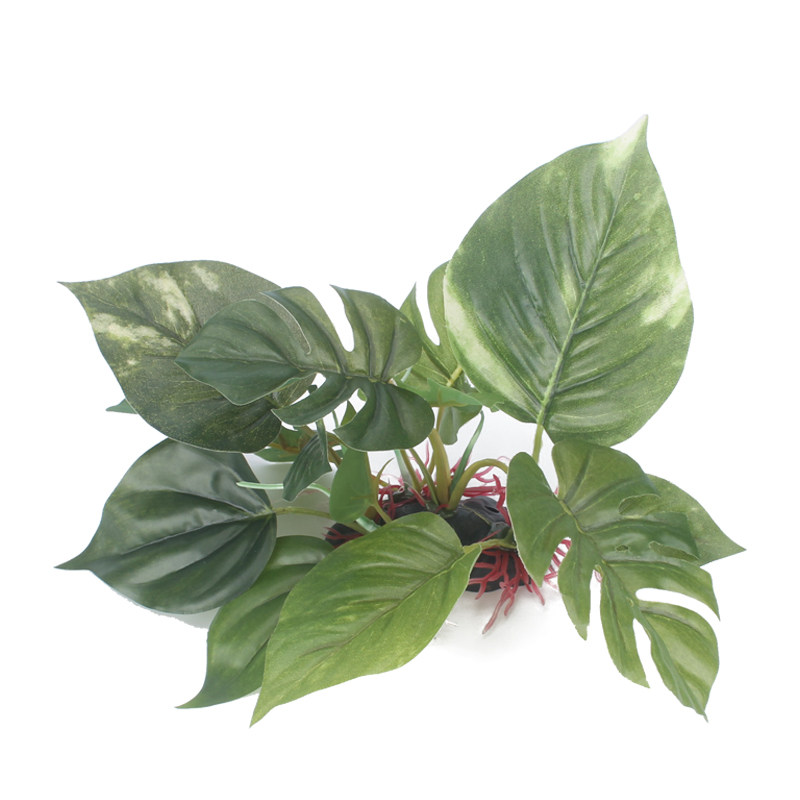 鱼缸仿真水草 大中小后景塑料假花水草造景套餐装饰逼真布景特价