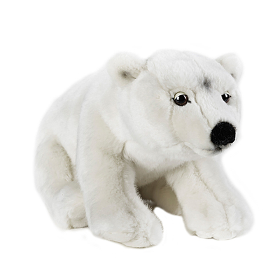 国家地理北极熊情人节仿真动物