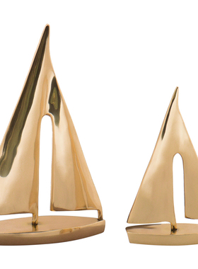创意帆船客厅书柜轻奢风装饰品