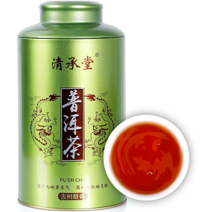 清承堂 茶化石普洱茶糯米香 熟茶 高香 金不换 老茶头茶叶250克