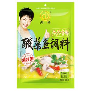丹丹金汤酸菜鱼调料包四川特产麻辣老坛酸菜鱼调味料400g*2袋