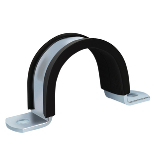 欧姆管卡固定器镀锌加厚水管抱箍骑马卡U型卡箍管箍喉箍管夹