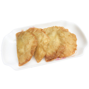 安徽三河特产 农家手工油炸大米饺 舒城大饺子干子互粉早点15个装