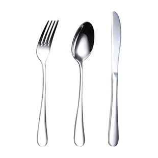 IRONX儿童刀叉勺两件套装304不锈钢家用吃牛排的西餐餐具便携三件