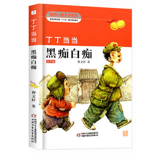 丁丁 黑痴白痴 曹文轩著美绘版三四五年级7-12岁小学生课外阅读书籍畅销儿童文学读物少儿经典故事书长篇小说故事书