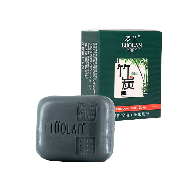 罗兰纯天然男士全身去黑头洗脸皂