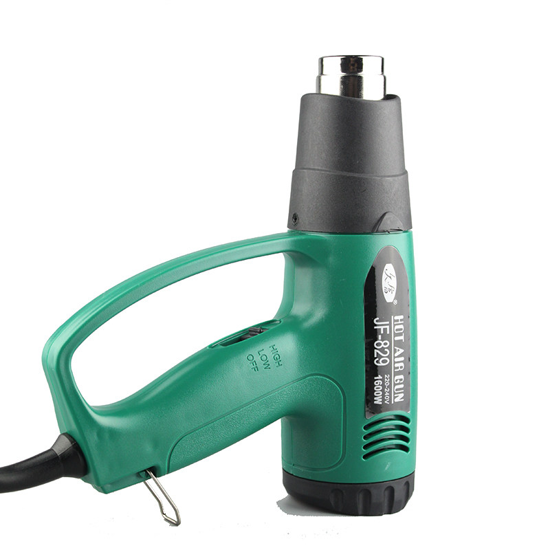 久富JF-829数显型热风烤漆烤漆电热吹风枪软化塑料吹膜吸塑包装