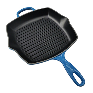 酷彩珐琅铸铁煎锅法国Le Creuset椭圆牛排大尺寸平底锅26cm32cm