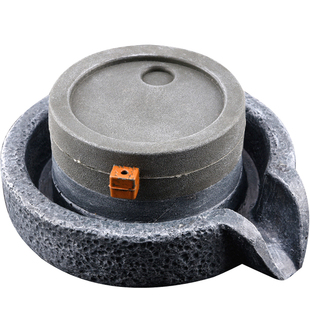 树脂流水石磨盘吸水石上水石假山喷泉摆件风水工艺仿真装饰包邮