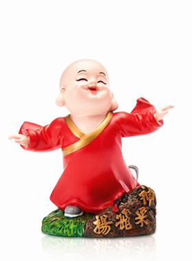 励志三不小和尚书房禅意摆设