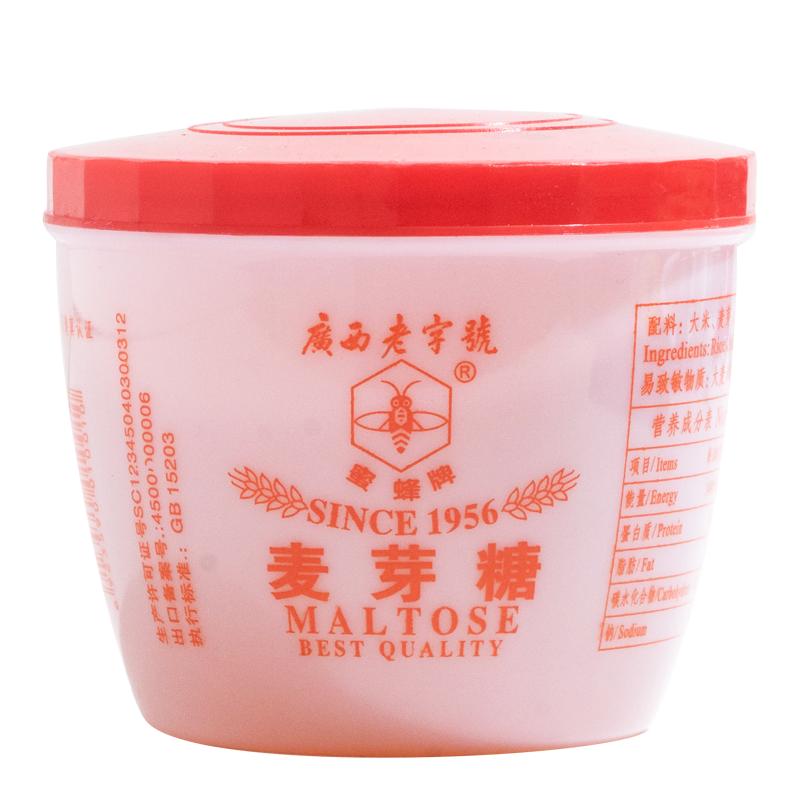 蜜蜂牌麦芽糖500g旗舰店糖稀粘牙
