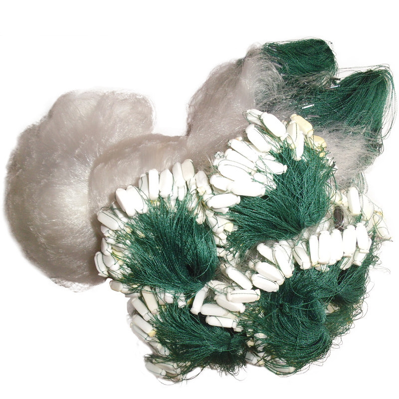 单层网渔网粘网丝网捕鱼网2指3指4指白条网鲫鱼网沉网浮网拎纲