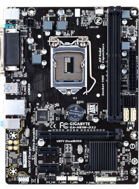 库存gigabyte技嘉H81MB85M主板