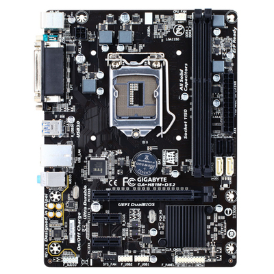 库存gigabyte技嘉H81MB85M主板