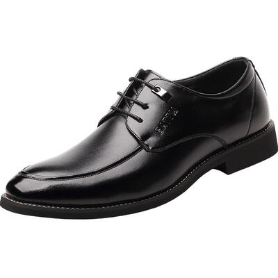 商务正装皮鞋真皮增高韩版英伦风